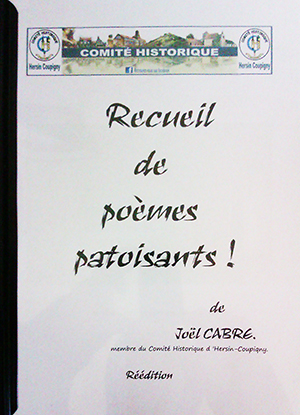 Le Recueil de Poèmes réalisé par Joël Cabre