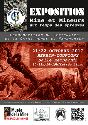 affiche de notre exposition annuelle 2017 à Hersin-Coupigny