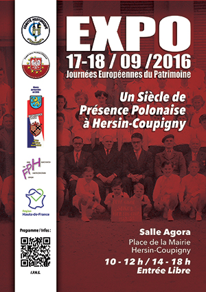 L'affiche de la manifestation culturelle organisée par le Comité Historique d'Hersin-Coupigny