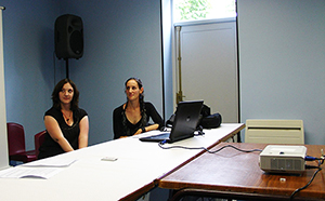 Mmes Léa Gourio et Stéphanie Leroy, Archéologues Territoriaux de la Direction de l’Archéologie d'Artois Comm